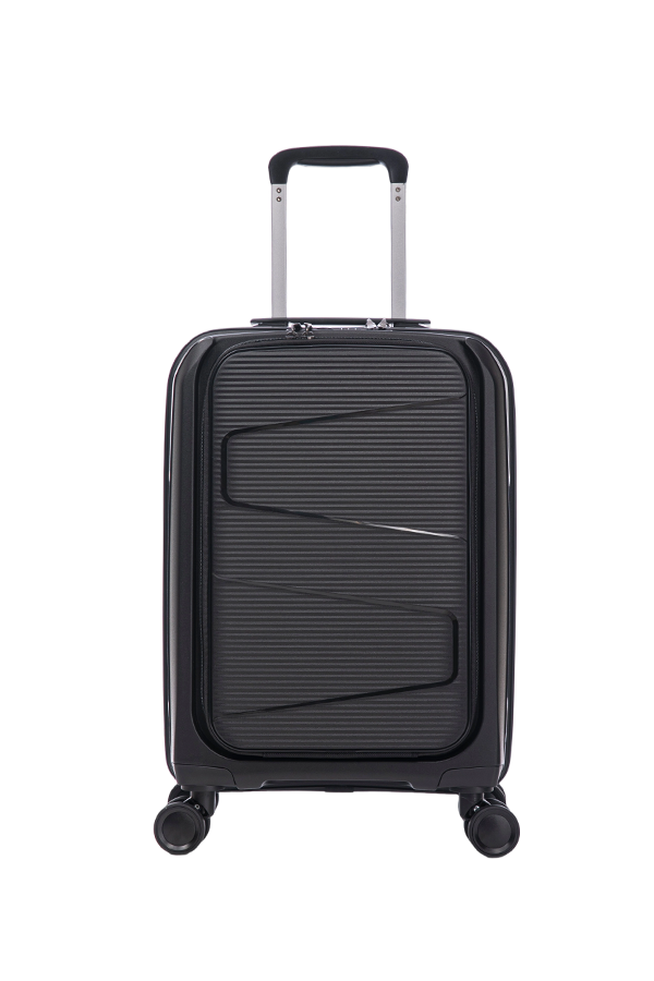 737 20 inch Front Opening Carry-on PP Hardshell Suitcase Cabin Luggage