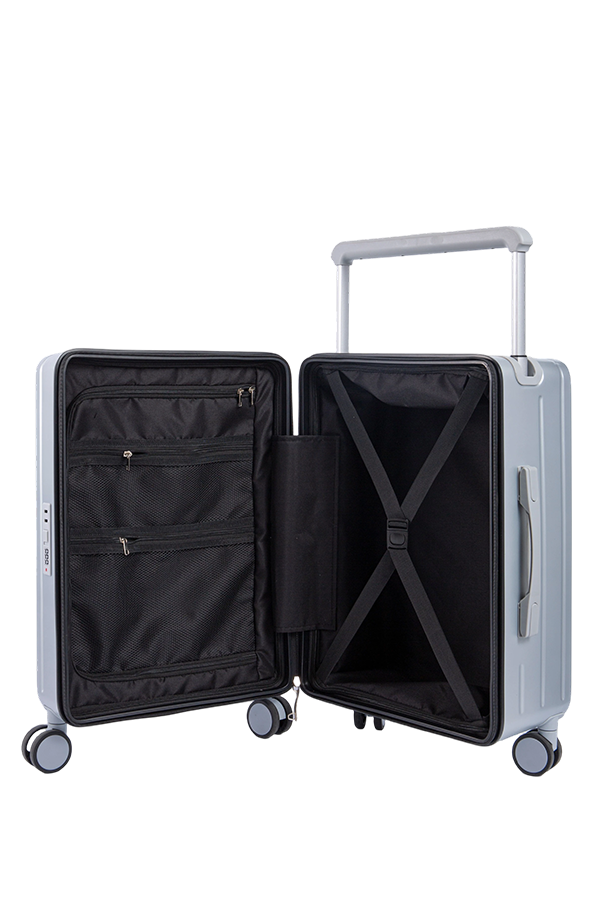 Heavy-Duty Enhanced Stability Wide Handle Aluminum Frame Travel Suitcase