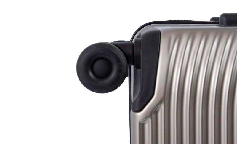 Resistant Crystal Shield PC Film-Coated ABS Travel Suitcase