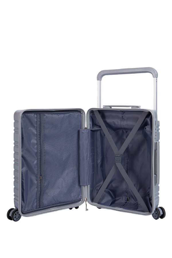 Heavy-Duty Enhanced Stability Wide Handle Aluminum Frame Travel Suitcase