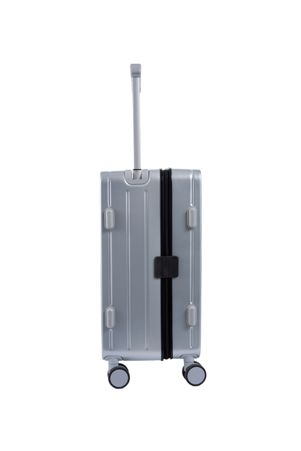 Heavy-Duty Enhanced Stability Wide Handle Aluminum Frame Travel Suitcase