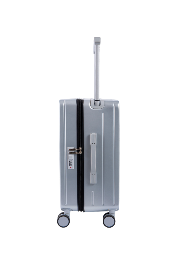 Heavy-Duty Enhanced Stability Wide Handle Aluminum Frame Travel Suitcase