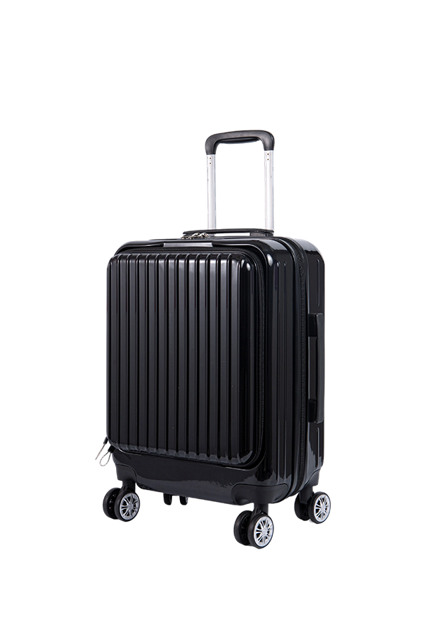 Quick Access Laptop Compartment Front-Opening Travel Suitcase